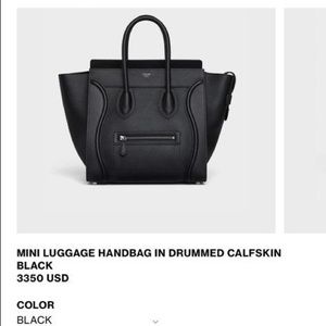 Stunning celine bag for sale. Like new! Barely been worn. Great deal!